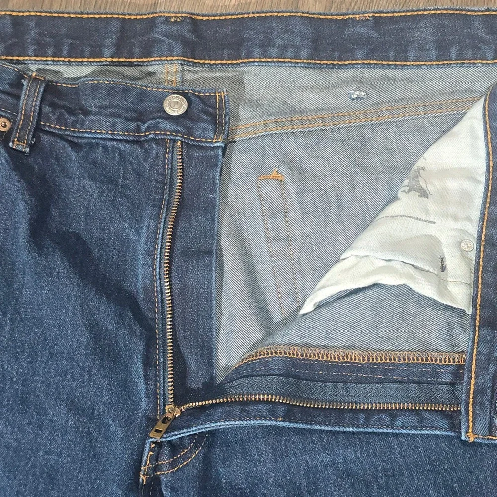 Levi's 550 Relaxed Fit Tapered Leg Jeans 40x30 Dark Wash‎ Blue Men's (Fits 27)